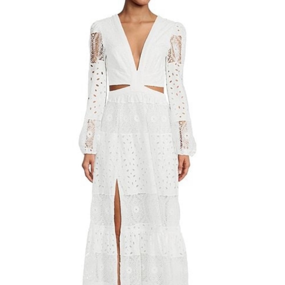 Gianni Bini White Eyelet Dress